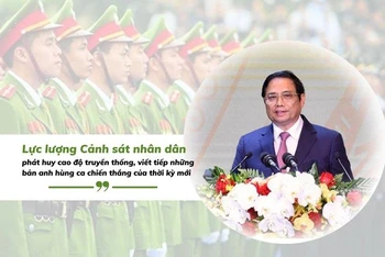 Thủ tướng Phạm Minh Chính phát biểu tại buổi lễ. Ảnh: Trần Hải