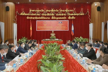 Hội đàm giữa Đoàn đại biểu cấp cao hai tỉnh Sơn La và Xayabury.
