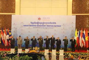 Hội nghị Hẹp Bộ trưởng Quốc phòng các nước ASEAN tại Campuchia (Ảnh: Nguyễn Hiệp)
