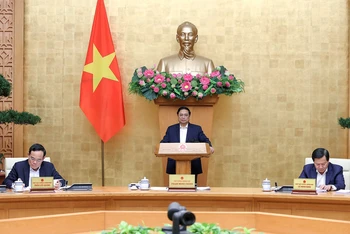 Thủ tướng Phạm Minh Chính chủ trì phiên họp. 