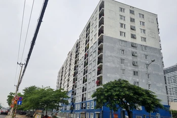 Hai khối nhà A, B thuộc dự án Chung cư cho người thu nhập thấp tại khu dân cư An Trung 2 hiện chưa đủ điều kiện mở bán theo quy định của pháp luật.