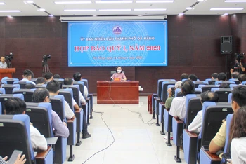 Ủy ban Nhân dân thành phố Đà Nẵng họp báo quý I/2023.