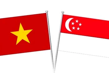 Điện mừng nhân dịp 50 năm thiết lập quan hệ ngoại giao, 10 năm thiết lập quan hệ Đối tác chiến lược Việt Nam-Singapore
