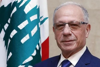 Bộ trưởng Quốc phòng tạm quyền của Liban, ông Maurice Slim. (Ảnh: mtv)