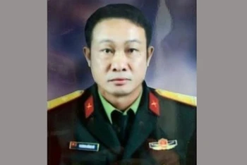 Trung tá Trương Hồng Kỳ. (Ảnh tư liệu của Ban Chỉ huy quân sự thị xã Sông Cầu).