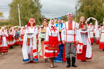 Lễ hội thu hoạch mùa màng của người Chuvash. (Ảnh: Drogganoye.addnt.ru)