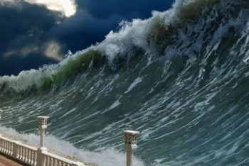 Cơ quan Khí tượng Nhật Bản xác nhận đợt sóng thần đầu tiên đã xuất hiện và cảnh báo sóng thần nguy hiểm có thể cao tới 5m. (Ảnh minh họa: Govtech)
