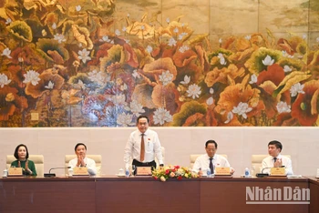 Chủ tịch Quốc hội Trần Thanh Mẫn chủ trì gặp mặt lãnh đạo các cơ quan báo chí nhân kỳ họp thứ 7, Quốc hội khóa XV.