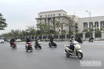 Hà Nội trời rét. Ảnh: Đ.T