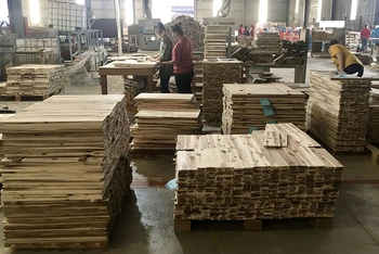 Sản xuất đồ gỗ xuất khẩu tại Công ty cổ phần TAVICO (Đồng Nai).