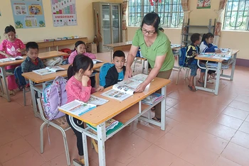 Điểm trường Cao Lù, Trường tiểu học Ca Thành, huyện Nguyên Bình, tỉnh Cao Bằng đã ổn định việc dạy và học.