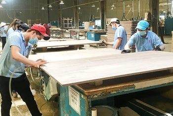 Sản xuất đồ gỗ xuất khẩu tại Công ty cổ phần gỗ Minh Dương (Bình Dương).