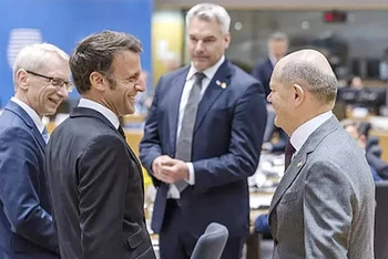 Các nhà lãnh đạo EU tại hội nghị ở Brussels (Bỉ). (Ảnh: EURONEWS)