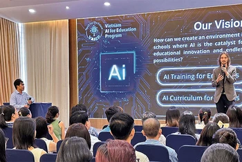 Ra mắt Chương trình AI cho giáo dục Việt Nam tại Thành phố Hồ Chí Minh.