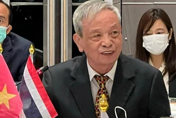 Chủ tịch Hội Hữu nghị Việt Nam-Thái Lan Tạ Quang Ngọc.