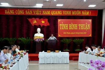 Quang cảnh buổi làm việc.