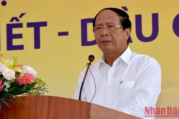 Phó Thủ tướng Lê Văn Thành phát biểu chỉ đạo tại Lễ phát động thi đua.