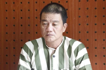 Đối tượng Lê Văn Thanh bị tạm giữ.