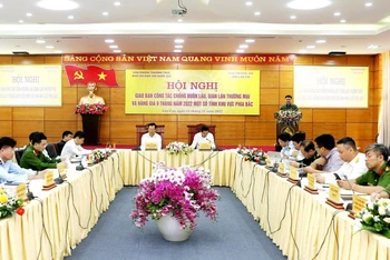 Hội nghị Ban Chỉ đạo 389 gồm 13 tỉnh khu vực phía bắc, tại thành phố Lào Cai, ngày 11/11/2022.