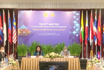 Quang cảnh Hội nghị lần thứ 57 Ủy ban Văn hóa-Thông tin ASEAN.