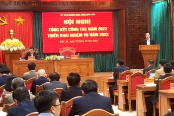 Chủ tịch Ủy ban nhân dân tỉnh Đắk Lắk Phạm Ngọc Nghị triển khai các nhiệm vụ năm 2023.