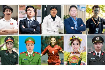 10 Gương mặt trẻ Việt Nam tiêu biểu năm 2022.