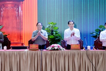 Thủ tướng Phạm Minh Chính tiếp xúc cử tri sau Kỳ họp thứ 5, Quốc hội khóa XV tại thành phố Cần Thơ.