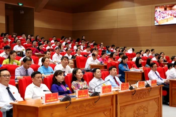 Toàn cảnh phiên khai mạc Kỳ họp thứ 12 Hội đồng nhân dân tỉnh Hà Giang khóa 18.