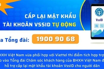 Hướng dẫn lấy lại mật khẩu tài khoản VssID.