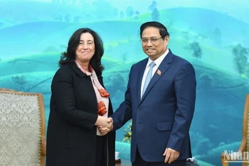 Thủ tướng Phạm Minh Chính tiếp bà Manuela Ferro, Phó Chủ tịch phụ trách khu vực Đông Á-Thái Bình Dương của WB.