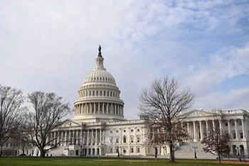 Tòa nhà Quốc hội Mỹ tại Washington, D.C. (Ảnh: AFP/TTXVN)