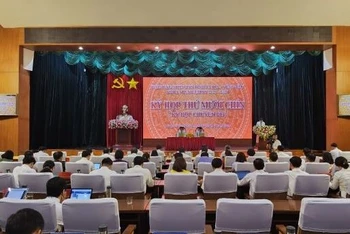Toàn cảnh Kỳ họp thứ 19 (kỳ họp chuyên đề), Hội đồng nhân dân tỉnh Bà Rịa-Vũng Tàu.