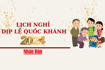 [Infographic] Người lao động nghỉ 4 ngày dịp lễ Quốc khánh năm 2024