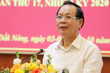 Bí thư Tỉnh ủy Đắk Nông Ngô Thanh Danh.