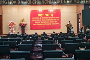 Hội nghị đánh giá việc phối hợp công tác giữa Kiểm toán Nhà nước với 4 địa phương từ Đà Nẵng đến Bình Định. 