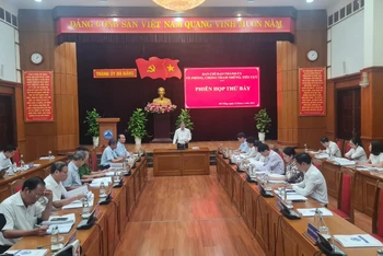 Phiên họp lần thứ 7 của Ban Chỉ đạo Thành ủy Đà Nẵng về công tác phòng, chống tham nhũng, tiêu cực. 