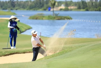 Các gôn thủ đã có những chinh phục đầu tiên trong Giải BRG Open Golf Championship Danang 2024. (Ảnh: HT)