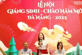 Họp báo công bố Lễ hội Giáng sinh – Chào năm mới Đà Nẵng 2025. (Ảnh ANH ĐÀO)