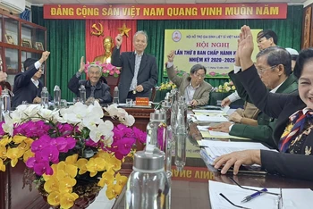 Hội Hỗ trợ gia đình liệt sĩ Việt Nam tổ chức Hội nghị lần thứ 8 Ban chấp hành khóa III, nhiệm kỳ 2020-2025.