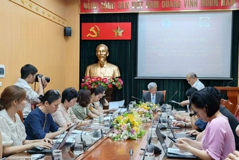 Họp báo thông tin về Hội thảo khoa học “Già hóa dân số Việt Nam - Thực trạng, xu hướng và khuyến nghị chính sách”.