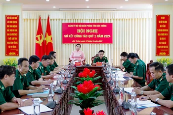 Đồng chí Hồ Thị Cẩm Đào phát biểu chỉ đạo tại Hội nghị.