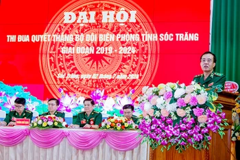 Trung tướng Lê Đức Thái phát biểu chỉ đạo tại Đại hội.