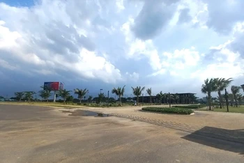 Một góc dự án của Công ty trách nhiệm hữu hạn thành phố Waterfront Đồng Nai đang triển khai tại xã Long Hưng.