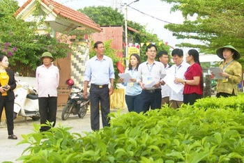 Mặt trận Tổ quốc Việt Nam xã Thanh Trạch, huyện Bố Trạch (Quảng Bình) giám sát cộng đồng về xây dựng nông thôn mới nâng cao