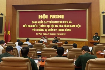 Quang cảnh buổi làm việc. 