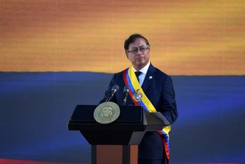 Tổng thống đắc cử Colombia Gustavo Petro nhậm chức. (Ảnh: elpais)