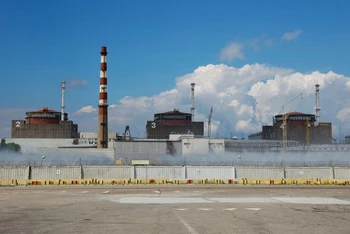 Nhà máy điện hạt nhân Zaporizhzhia ở Ukraine. (Ảnh: Reuters)