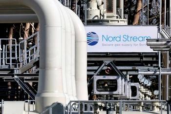 Hệ thống đường ống dẫn khí đốt của Dòng chảy phương bắc tại Đức. (Ảnh: Reuters)