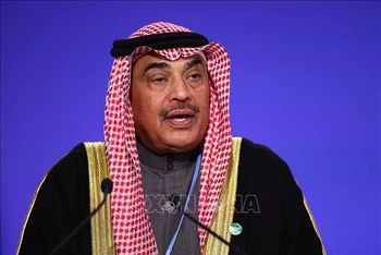 Ông Sheikh Ahmad Nawaf al-Sabah được tái bổ nhiệm giữ chức Thủ tướng Kuwait. (Ảnh: AFP/TTXVN)