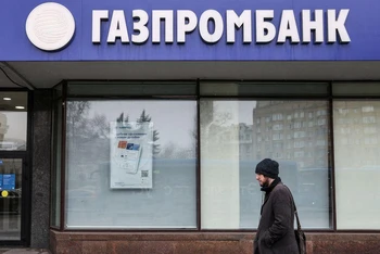Ngân hàng Gazprombank của Nga đã chấm dứt hoạt động tại Thụy Sĩ. (Ảnh: Reuters)